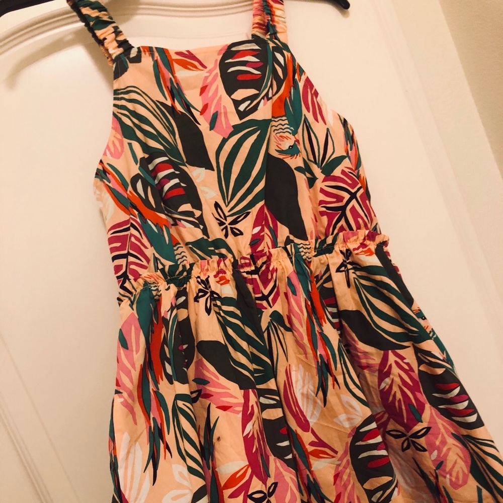 A cute summer floral kids dress